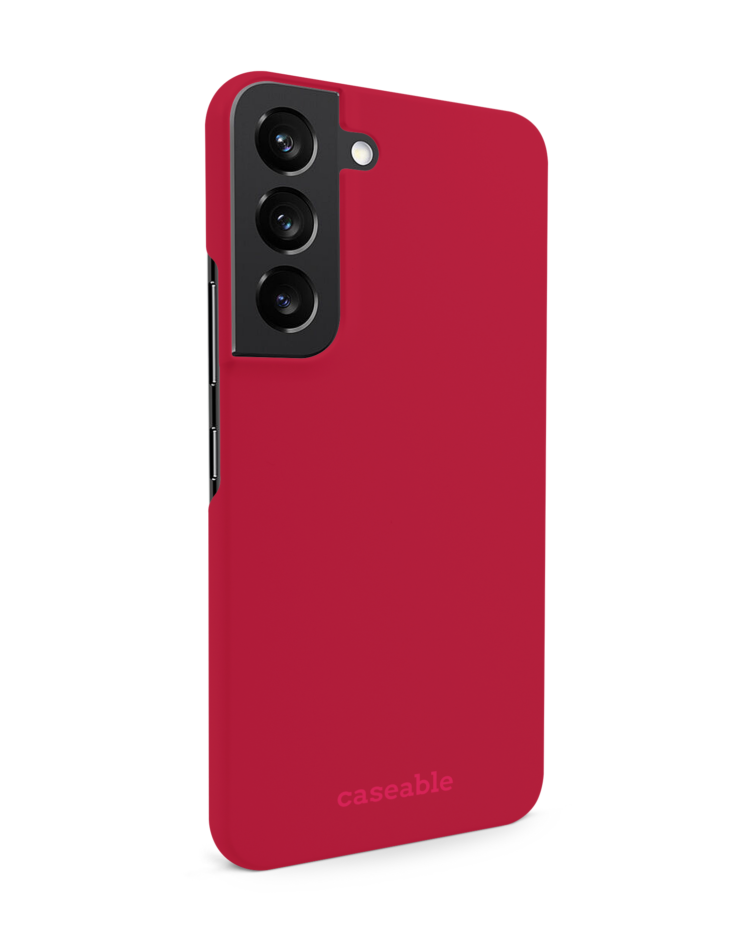 RED Hardcase Handyhülle Samsung Galaxy S22 5G: Seitenansicht links