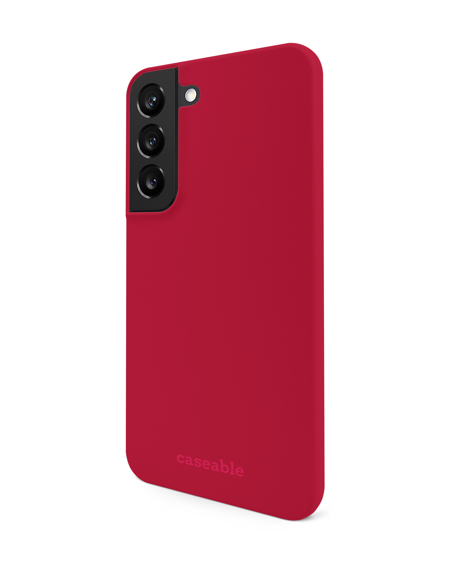 RED Hardcase Handyhülle Samsung Galaxy S22 5G: Seitenansicht rechts