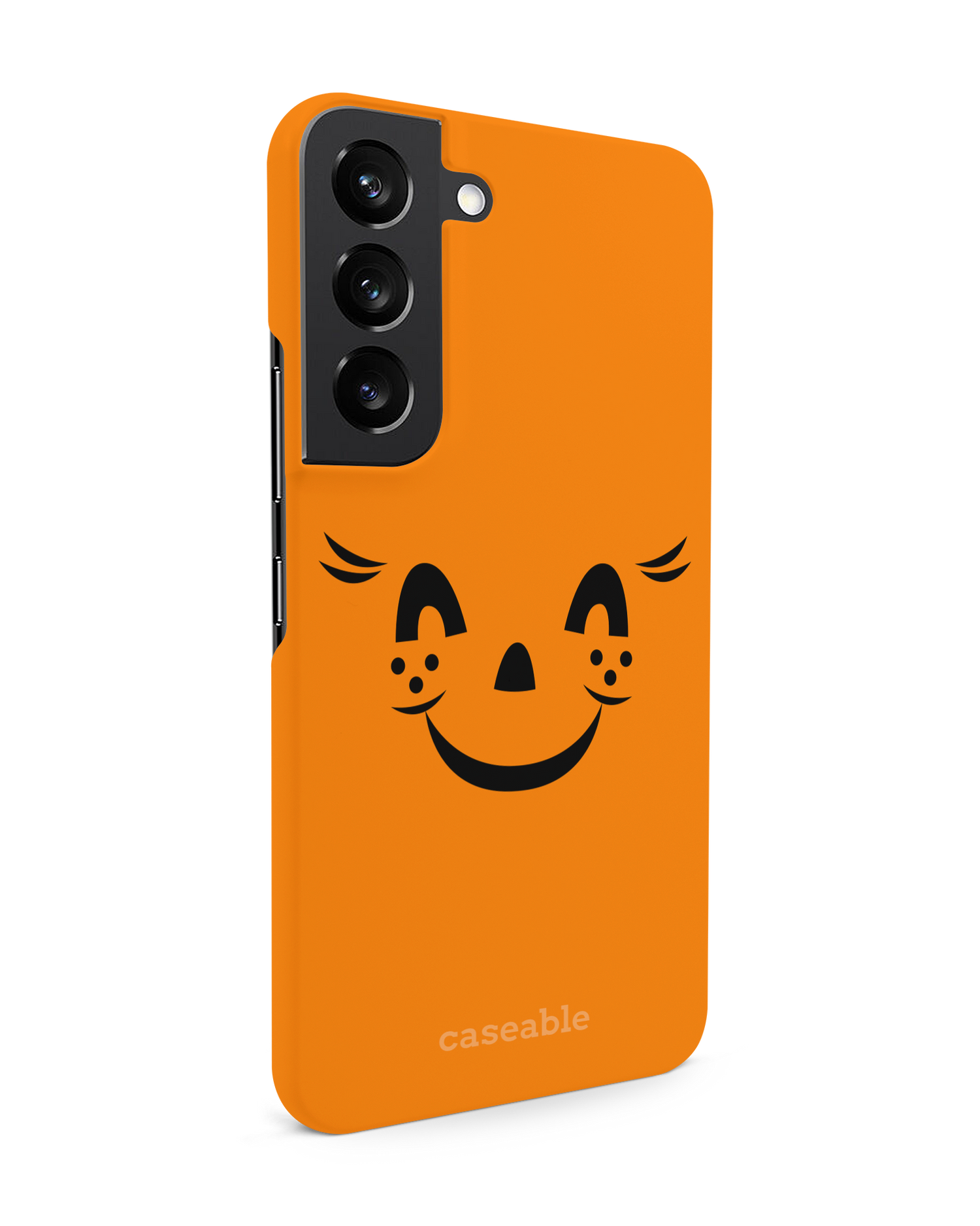 Pumpkin Smiles Hardcase Handyhülle Samsung Galaxy S22 5G: Seitenansicht links