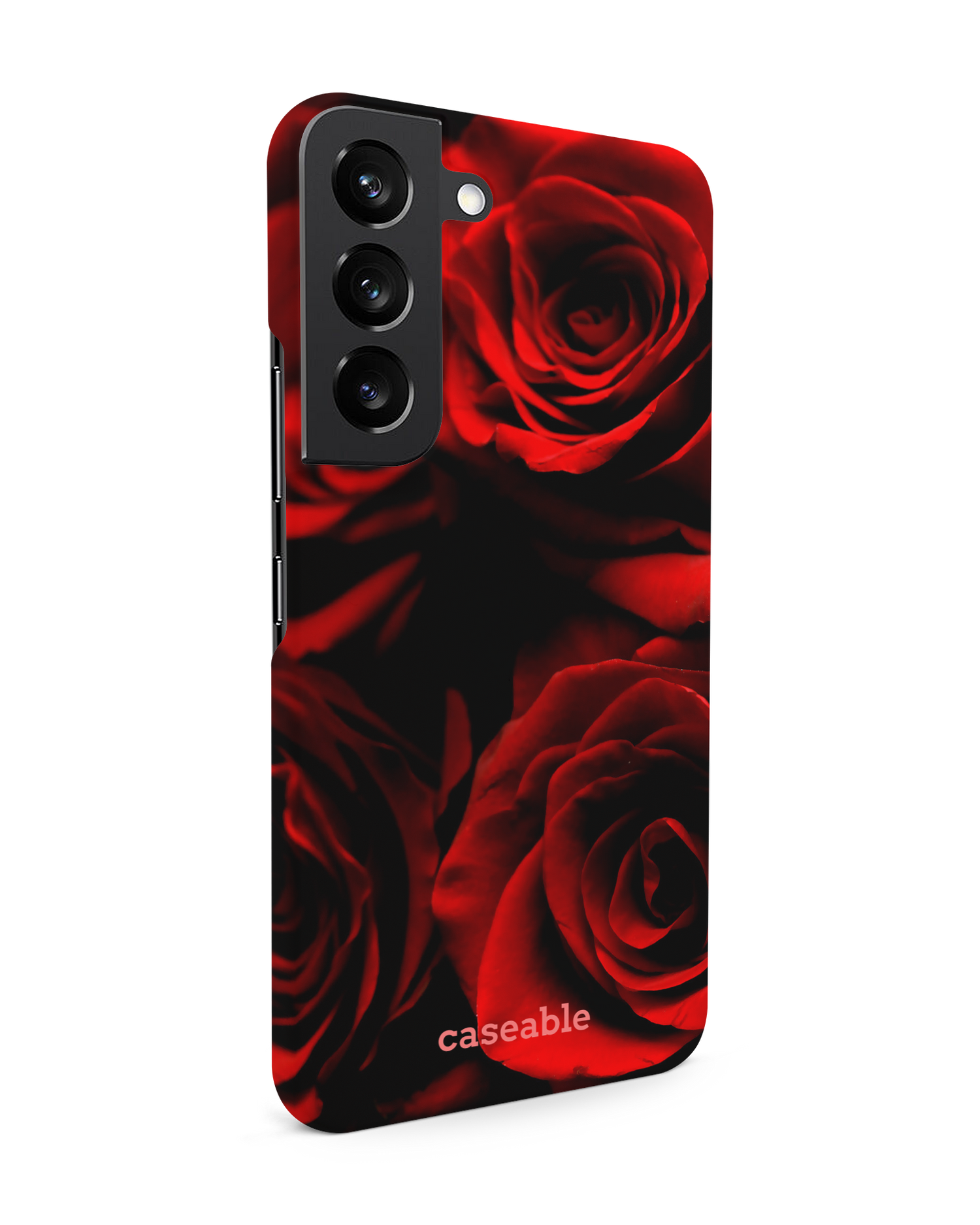 Red Roses Hardcase Handyhülle Samsung Galaxy S22 5G: Seitenansicht links