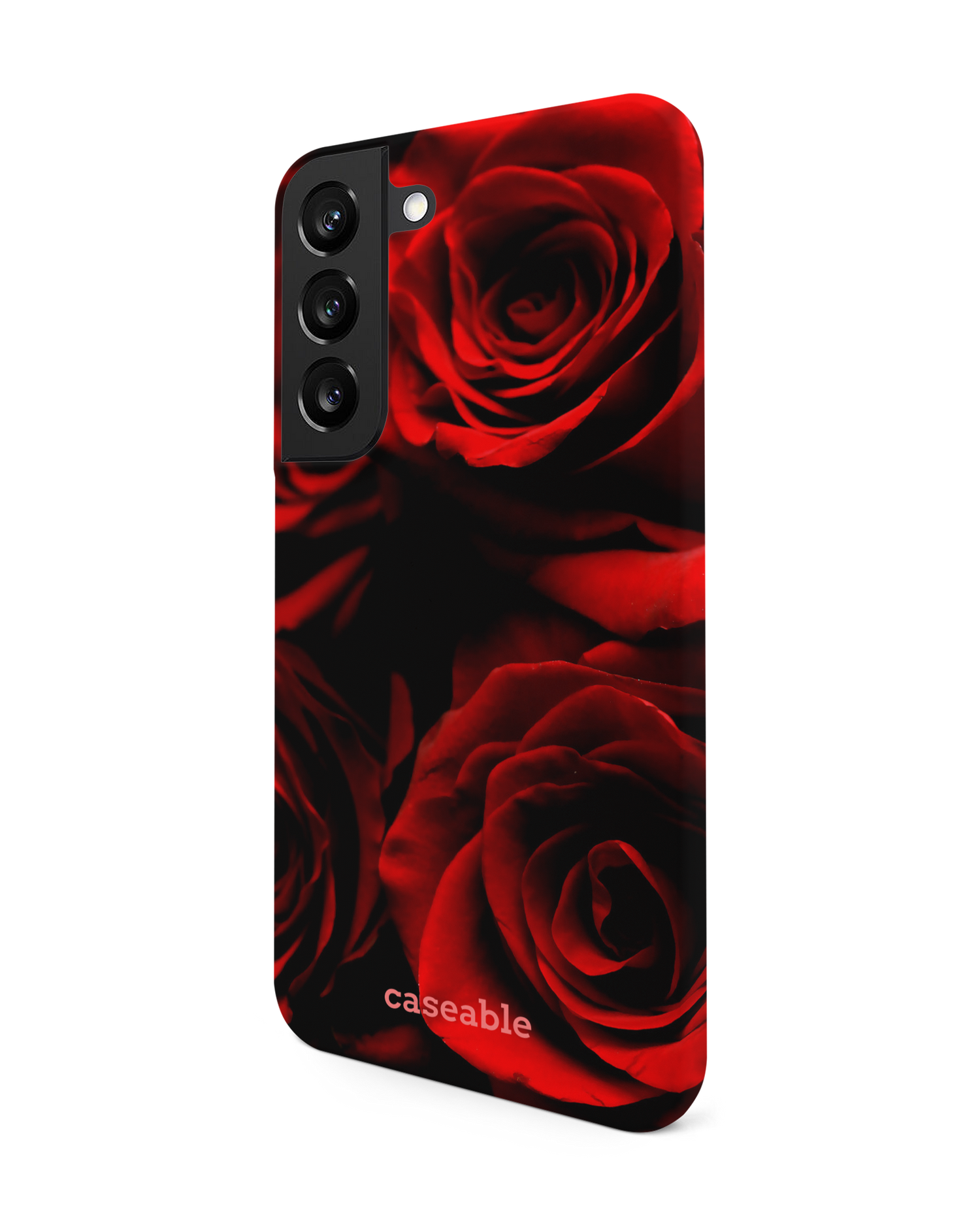 Red Roses Hardcase Handyhülle Samsung Galaxy S22 5G: Seitenansicht rechts