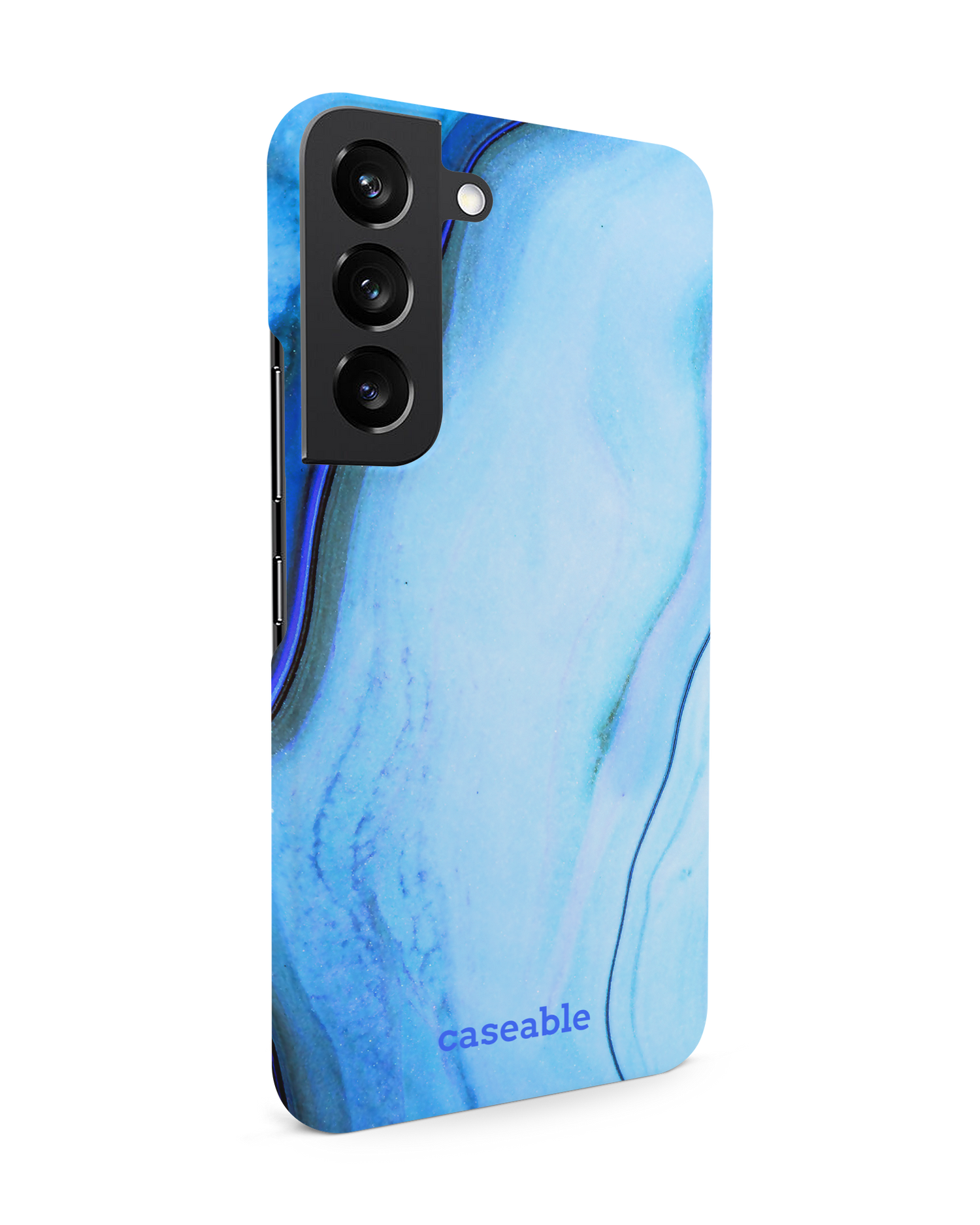 Cool Blues Hardcase Handyhülle Samsung Galaxy S22 5G: Seitenansicht links