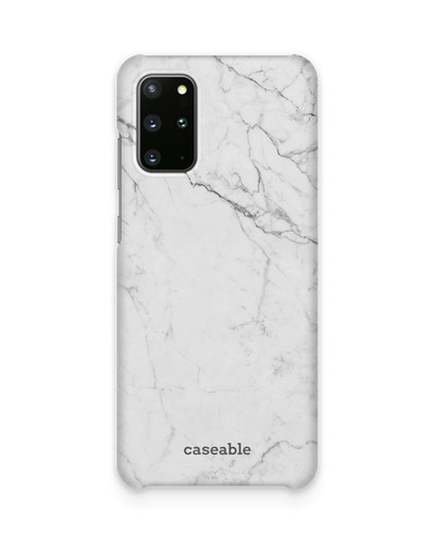 White Marble Hardcase Handyhülle Samsung Galaxy S20 Plus