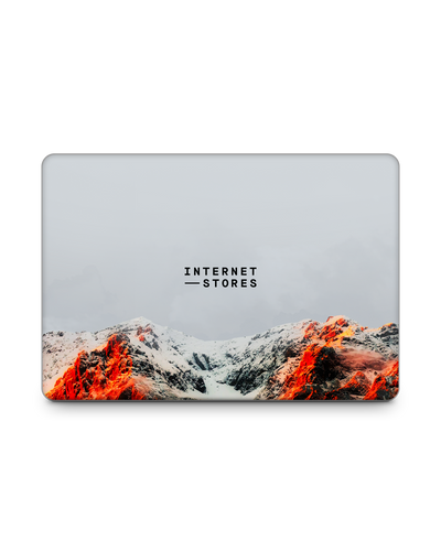 High Peak Laptop Aufkleber für 15 Zoll Apple MacBooks: Frontansicht