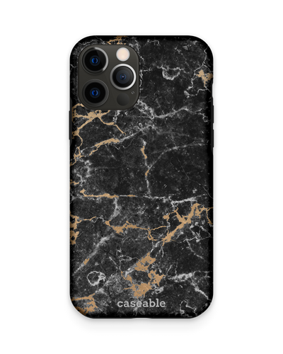 Marble and Gold Premium Handyhülle Apple iPhone 12, Apple iPhone 12 Pro