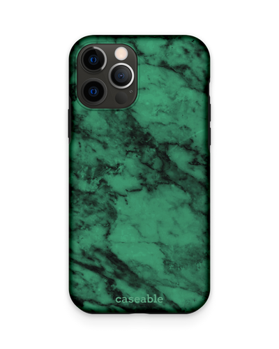 Green Marble Premium Handyhülle Apple iPhone 12, Apple iPhone 12 Pro