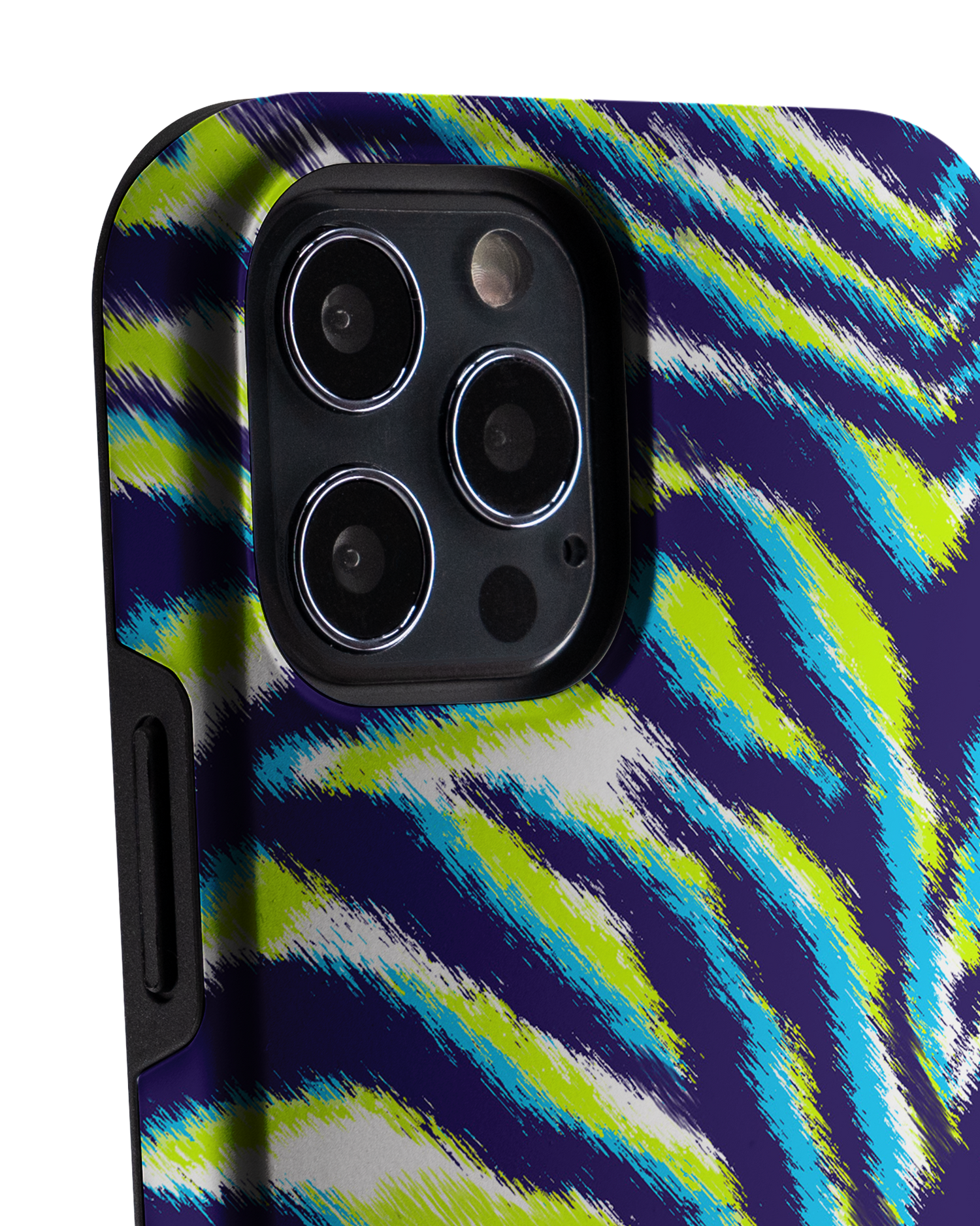 Neon Zebra Premium Handyhülle Apple iPhone 12, Apple iPhone 12 Pro: Detailansicht 1