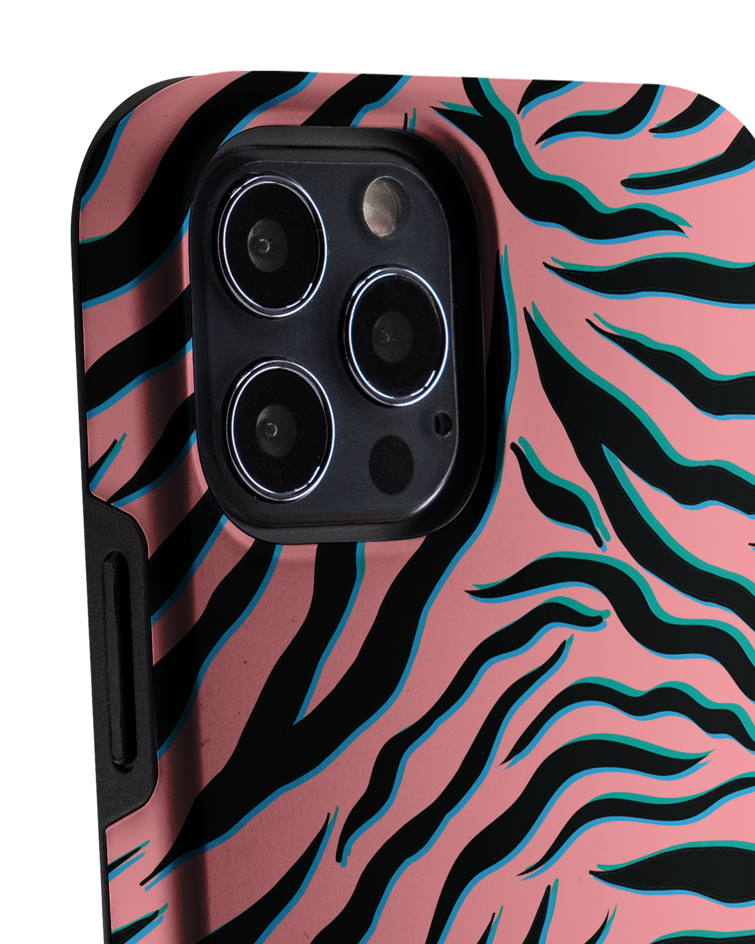 Pink Zebra Premium Handyhülle Apple iPhone 12, Apple iPhone 12 Pro
