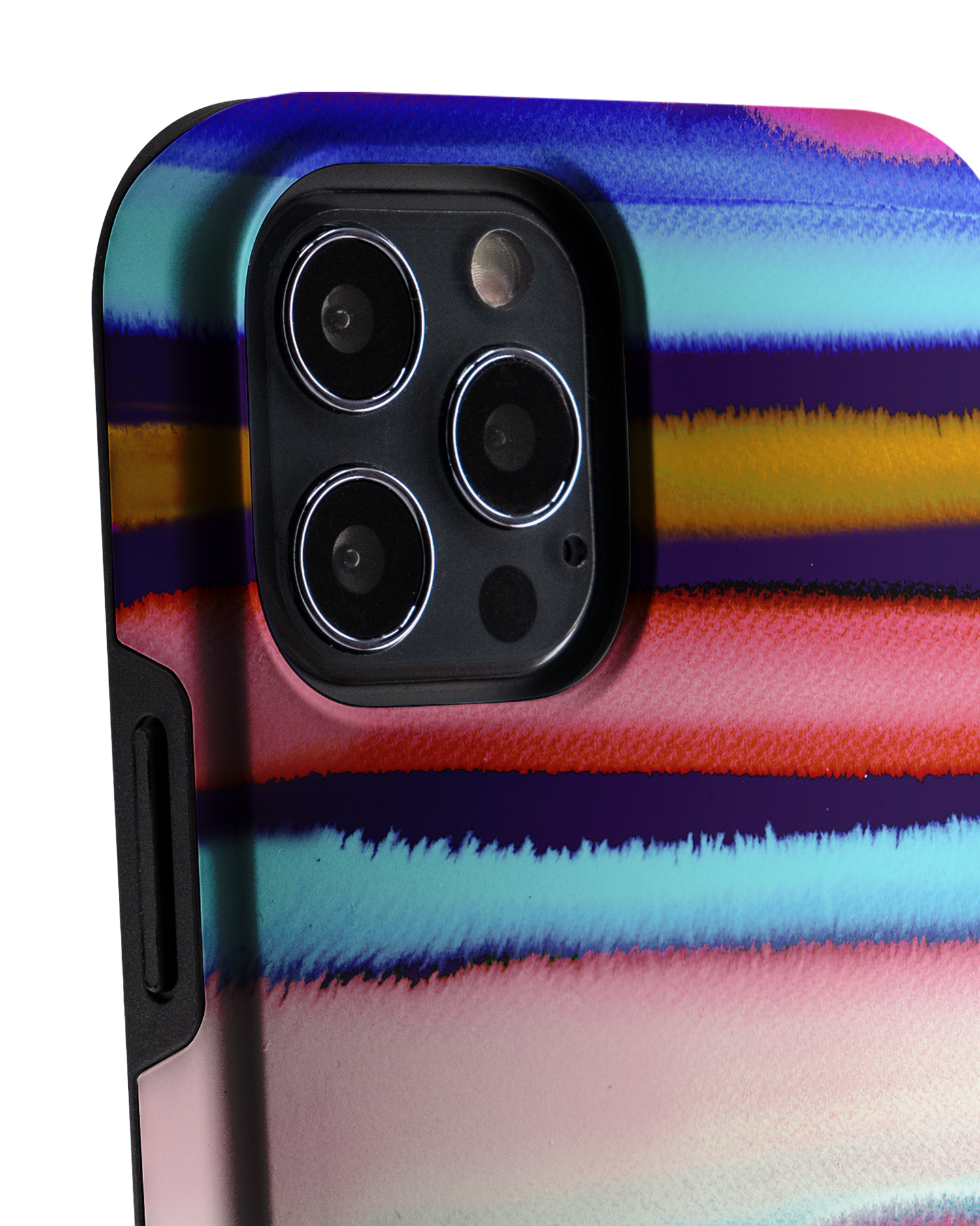 Watercolor Stripes Premium Handyhülle Apple iPhone 12, Apple iPhone 12 Pro