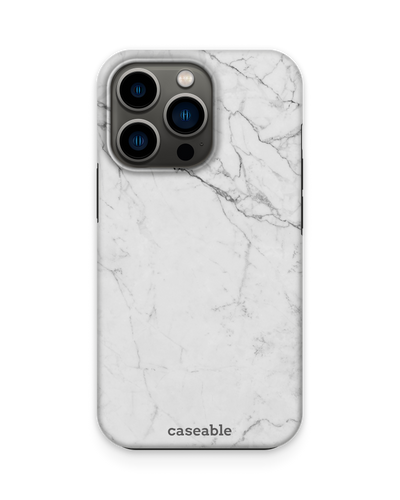 White Marble Premium Handyhülle Apple iPhone 13 Pro
