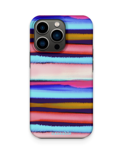 Watercolor Stripes Premium Handyhülle Apple iPhone 13 Pro