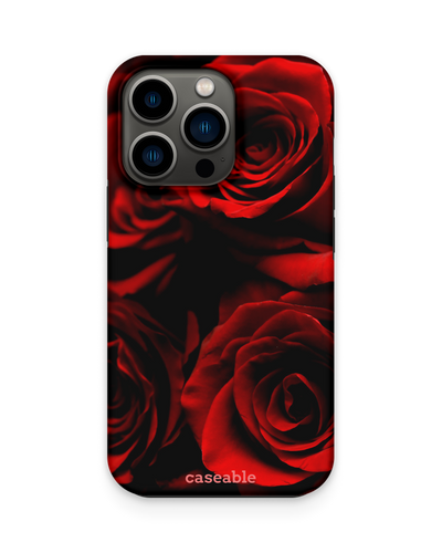 Red Roses Premium Handyhülle Apple iPhone 13 Pro
