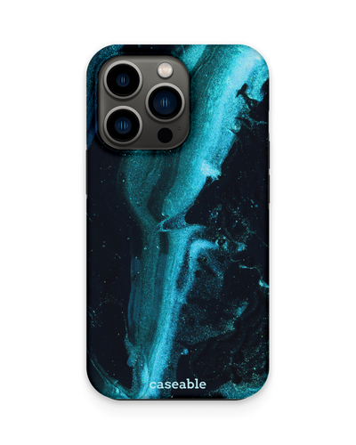 Deep Turquoise Sparkle Premium Handyhülle Apple iPhone 13 Pro
