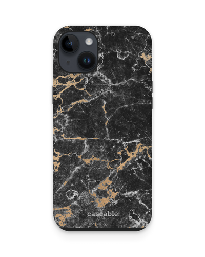 Marble and Gold Premium Handyhülle für Apple iPhone 15 Plus