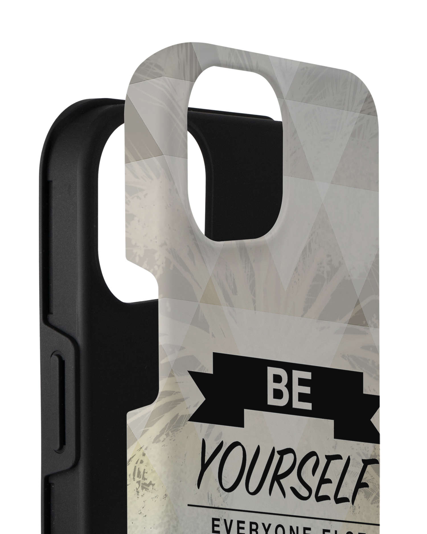 Be Yourself Premium Handyhülle für Apple iPhone 14 Plus besteht aus 2 Teilen