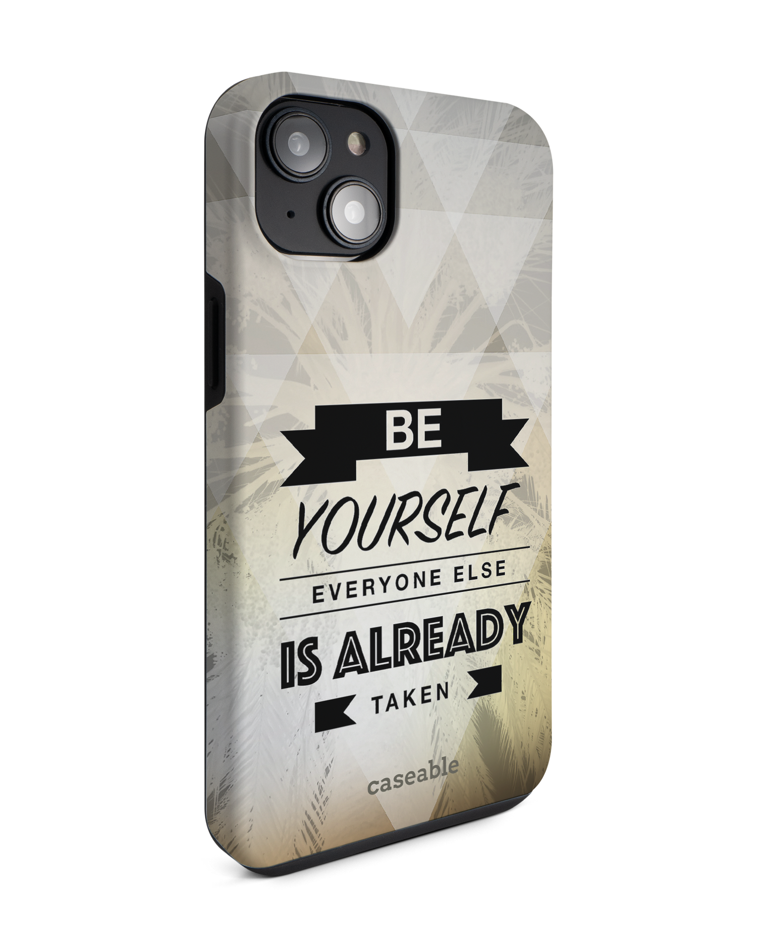 Be Yourself Premium Handyhülle für Apple iPhone 14 Plus: Seitenansicht links