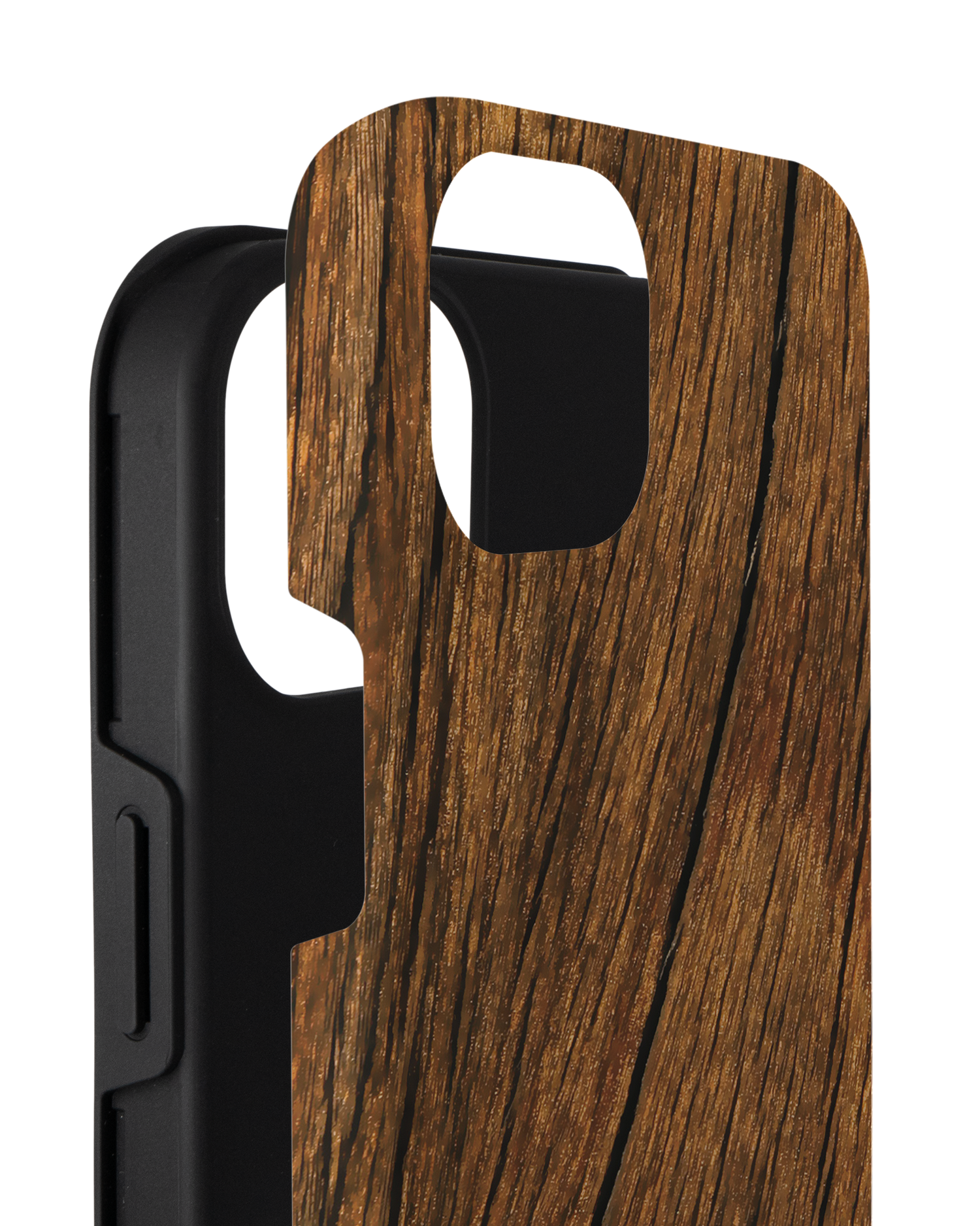 Wood Premium Handyhülle für Apple iPhone 14 Plus besteht aus 2 Teilen