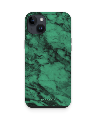Green Marble Premium Handyhülle für Apple iPhone 15 Plus