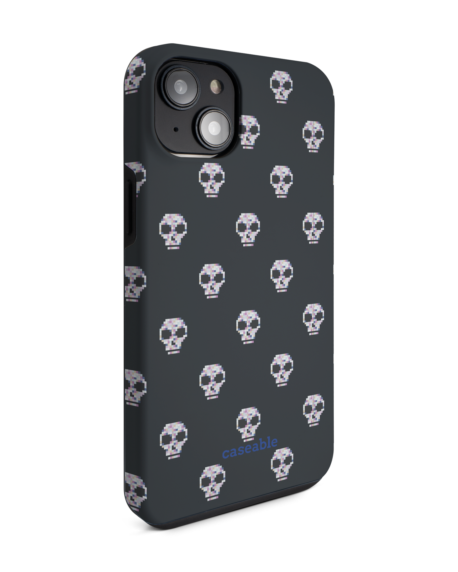 Digital Skulls Premium Handyhülle für Apple iPhone 14 Plus: Seitenansicht links