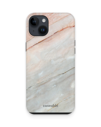 Mother of Pearl Marble Premium Handyhülle für Apple iPhone 15 Plus