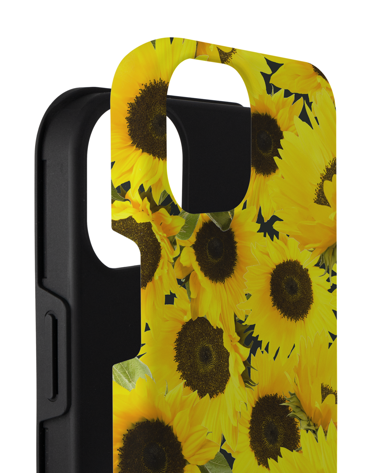 Sunflowers Premium Handyhülle für Apple iPhone 14 Plus besteht aus 2 Teilen