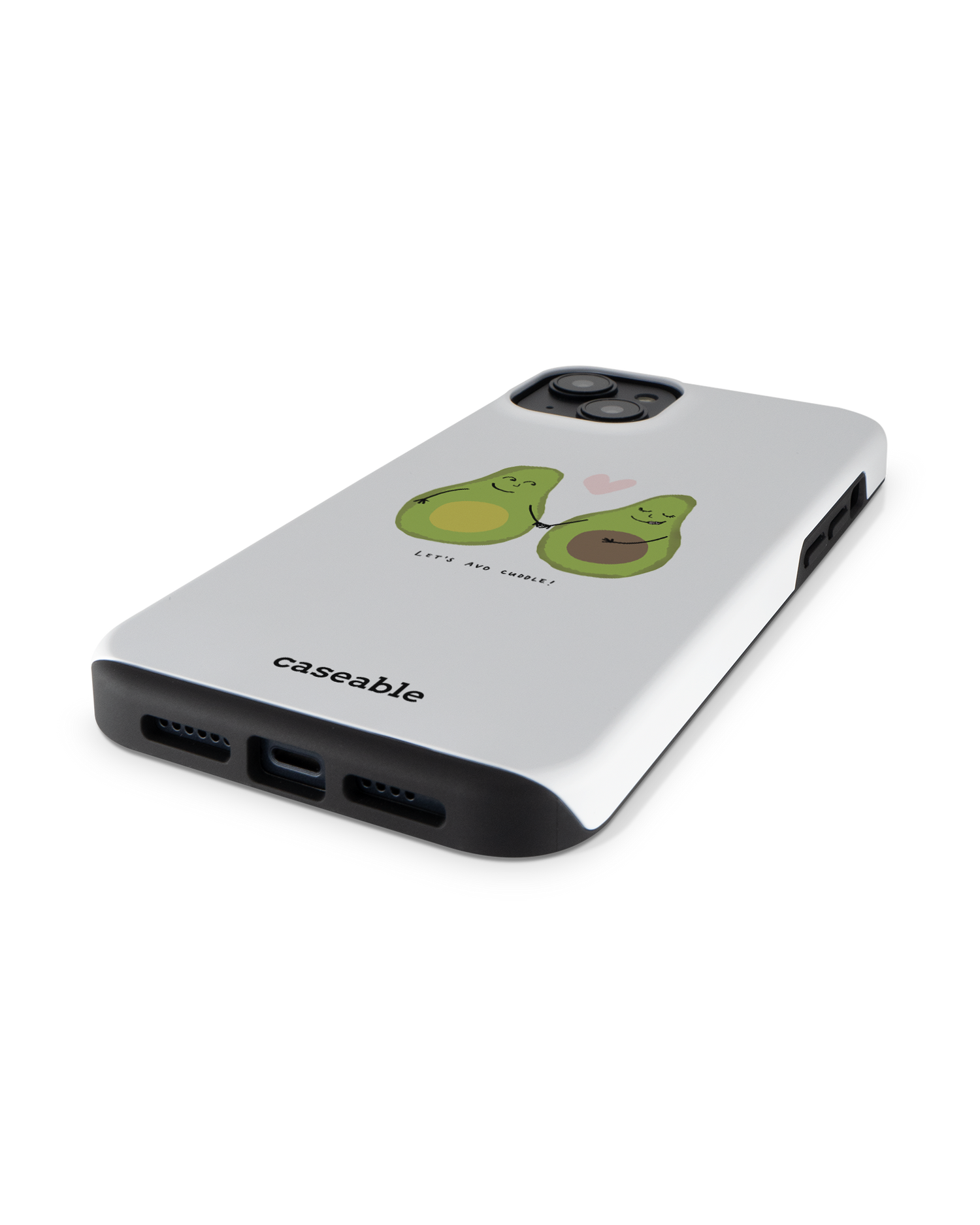 Avocado Premium Handyhülle für Apple iPhone 14 Plus: Smartphone liegend