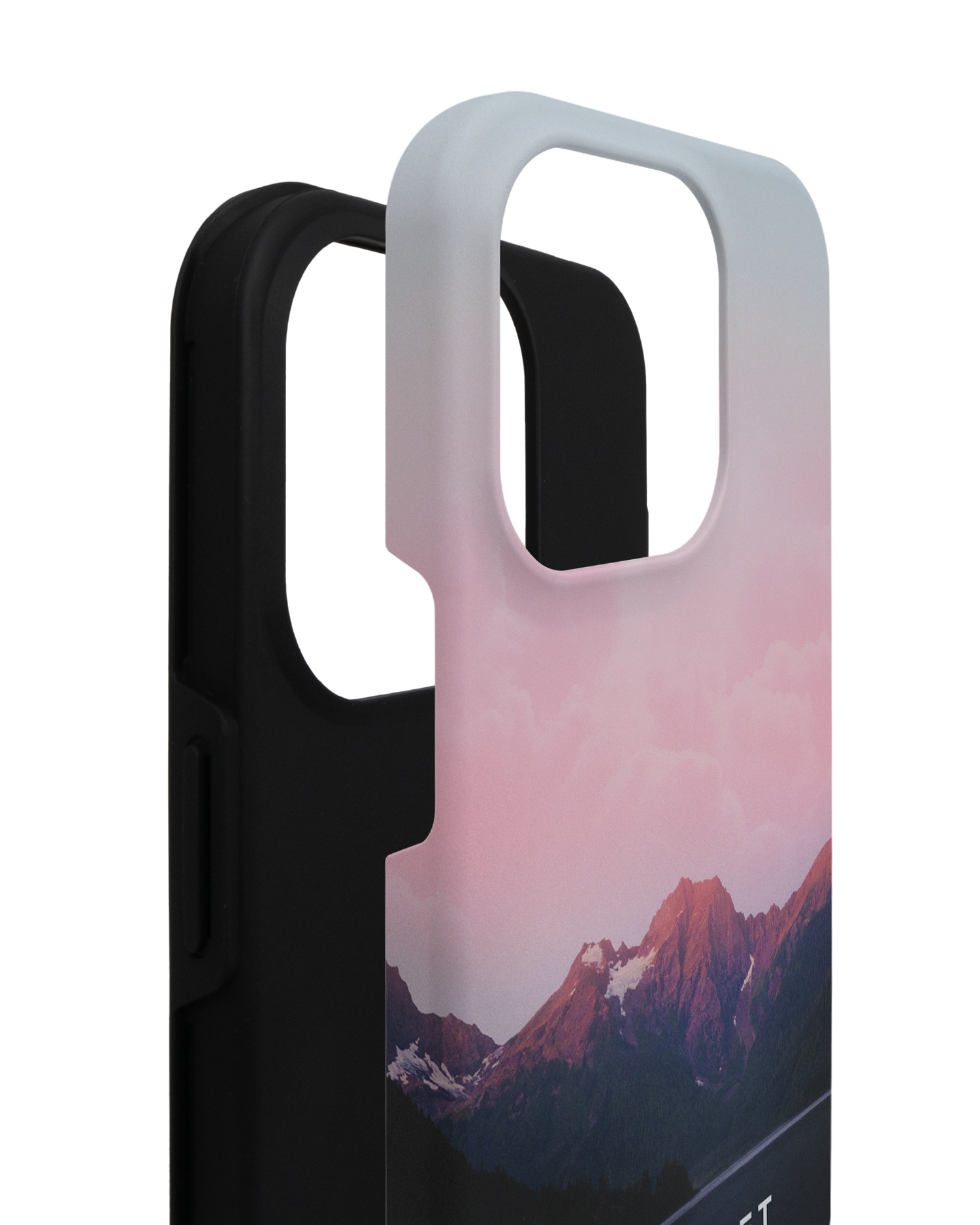 Lake Premium Handyhülle für Apple iPhone 14 Pro besteht aus 2 Teilen