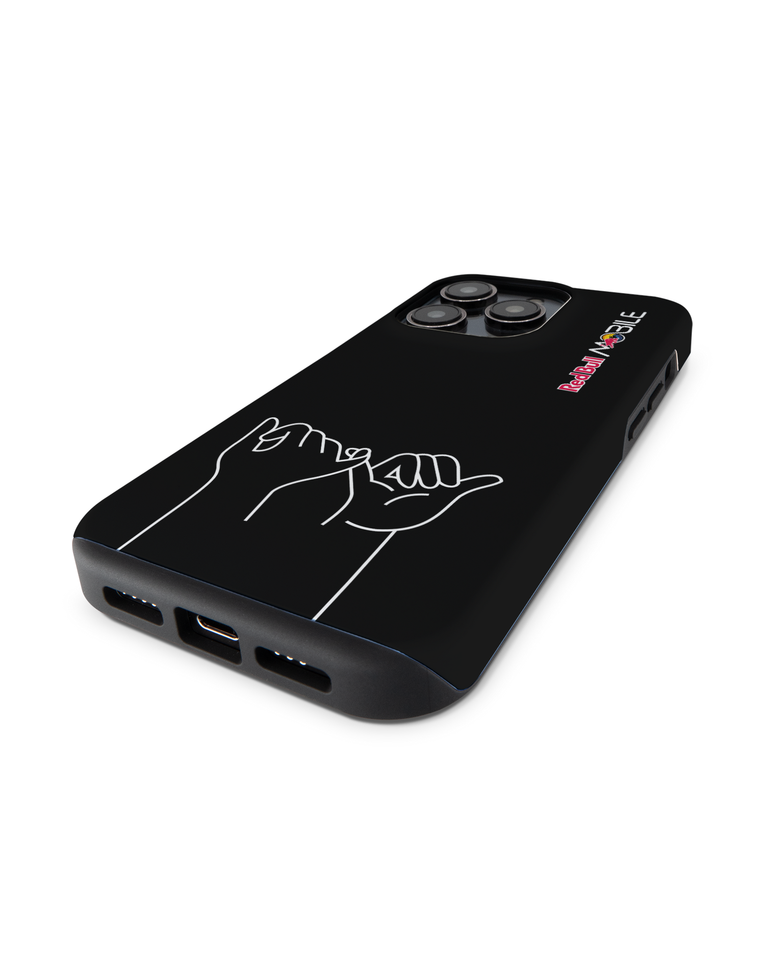 Red Bull MOBILE Black Premium Handyhülle Apple iPhone 14 Pro