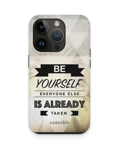 Be Yourself Premium Handyhülle für Apple iPhone 14 Pro
