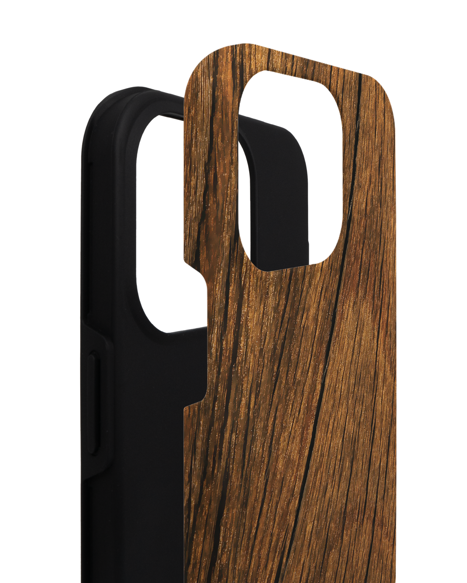 Wood Premium Handyhülle für Apple iPhone 14 Pro besteht aus 2 Teilen