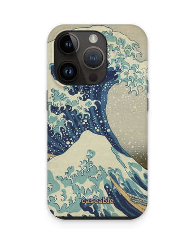 Great Wave Off Kanagawa By Hokusai Premium Handyhülle für Apple iPhone 14 Pro