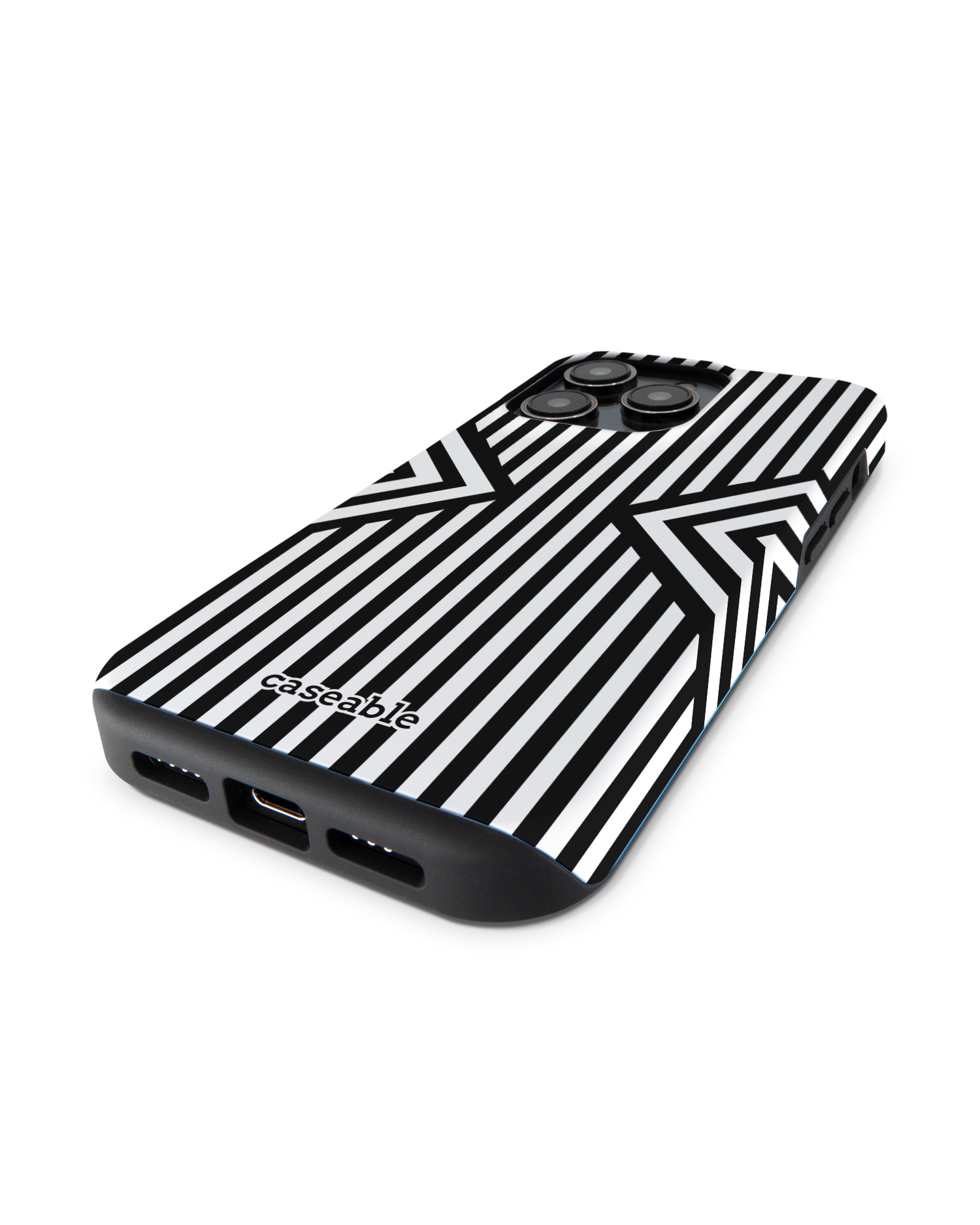 Illusion Premium Handyhülle für Apple iPhone 14 Pro: Smartphone liegend