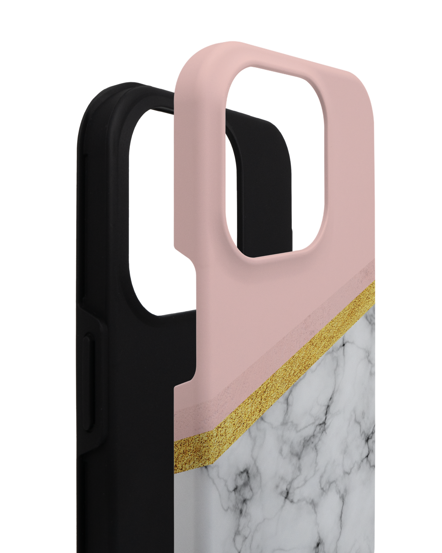 Marble Slice Premium Handyhülle für Apple iPhone 14 Pro besteht aus 2 Teilen
