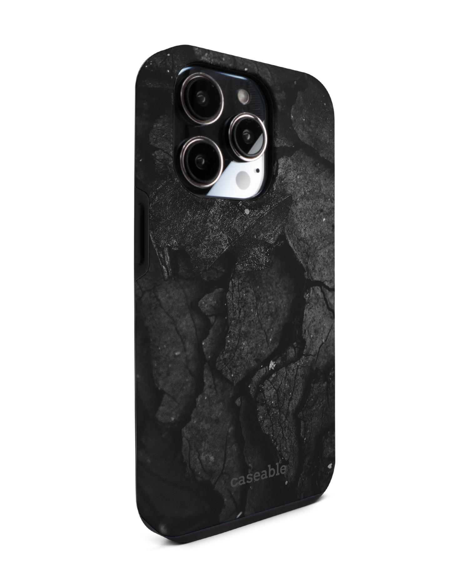 Carbon Premium Handyhülle für Apple iPhone 14 Pro: Seitenansicht links
