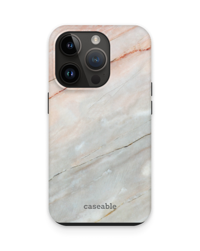 Mother of Pearl Marble Premium Handyhülle für Apple iPhone 14 Pro
