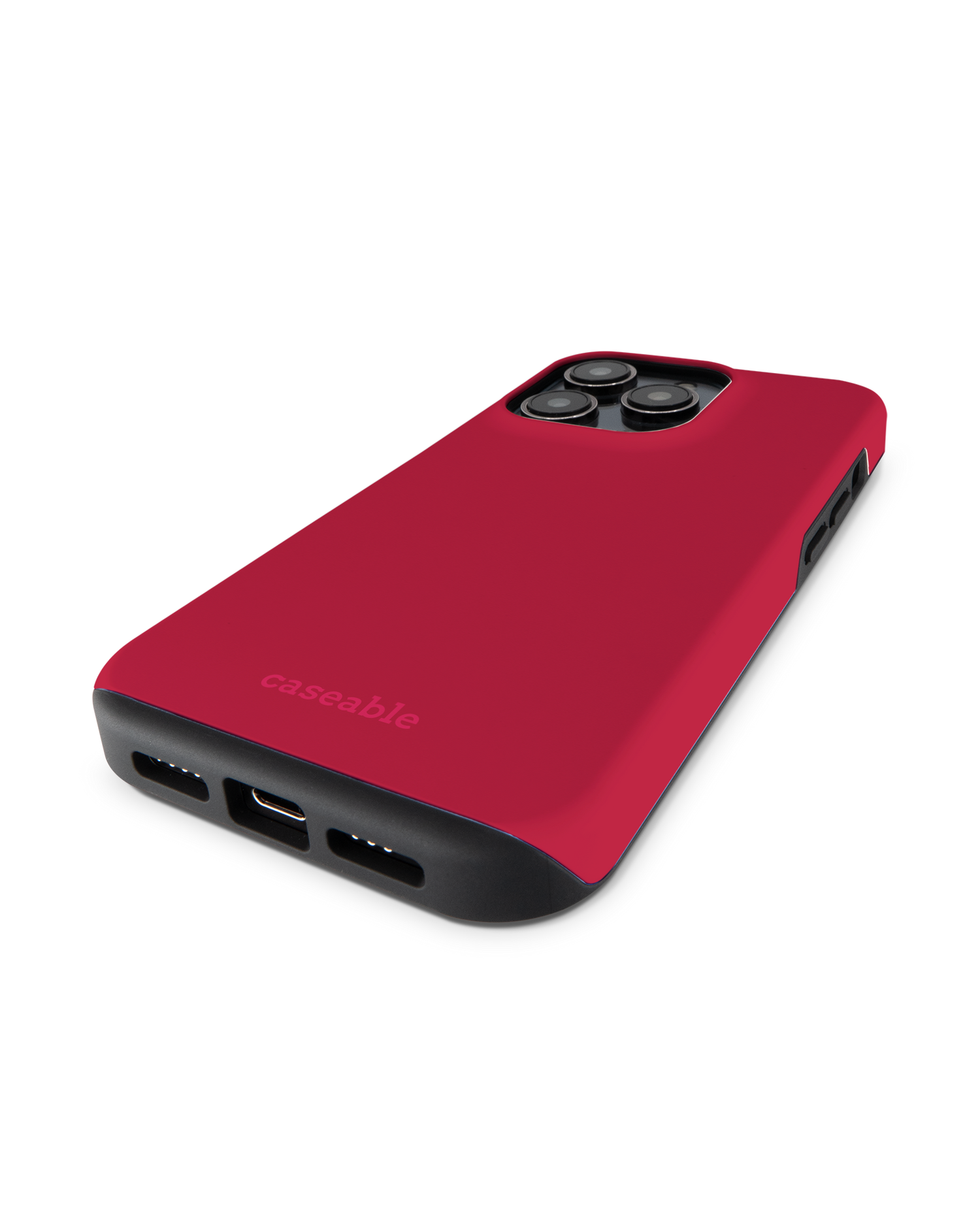 RED Premium Handyhülle für Apple iPhone 14 Pro: Smartphone liegend