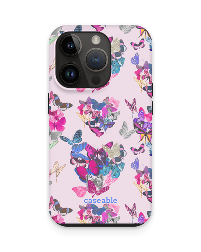 Butterfly Love Premium Handyhülle für Apple iPhone 15 Pro