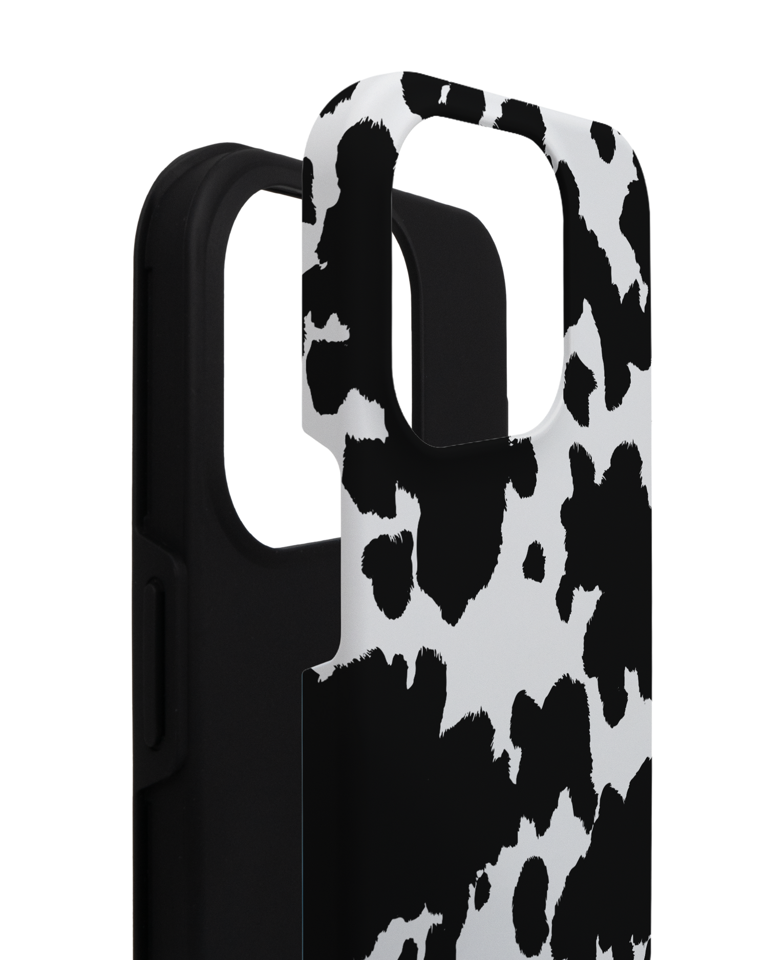 Cow Print Premium Handyhülle für Apple iPhone 14 Pro besteht aus 2 Teilen