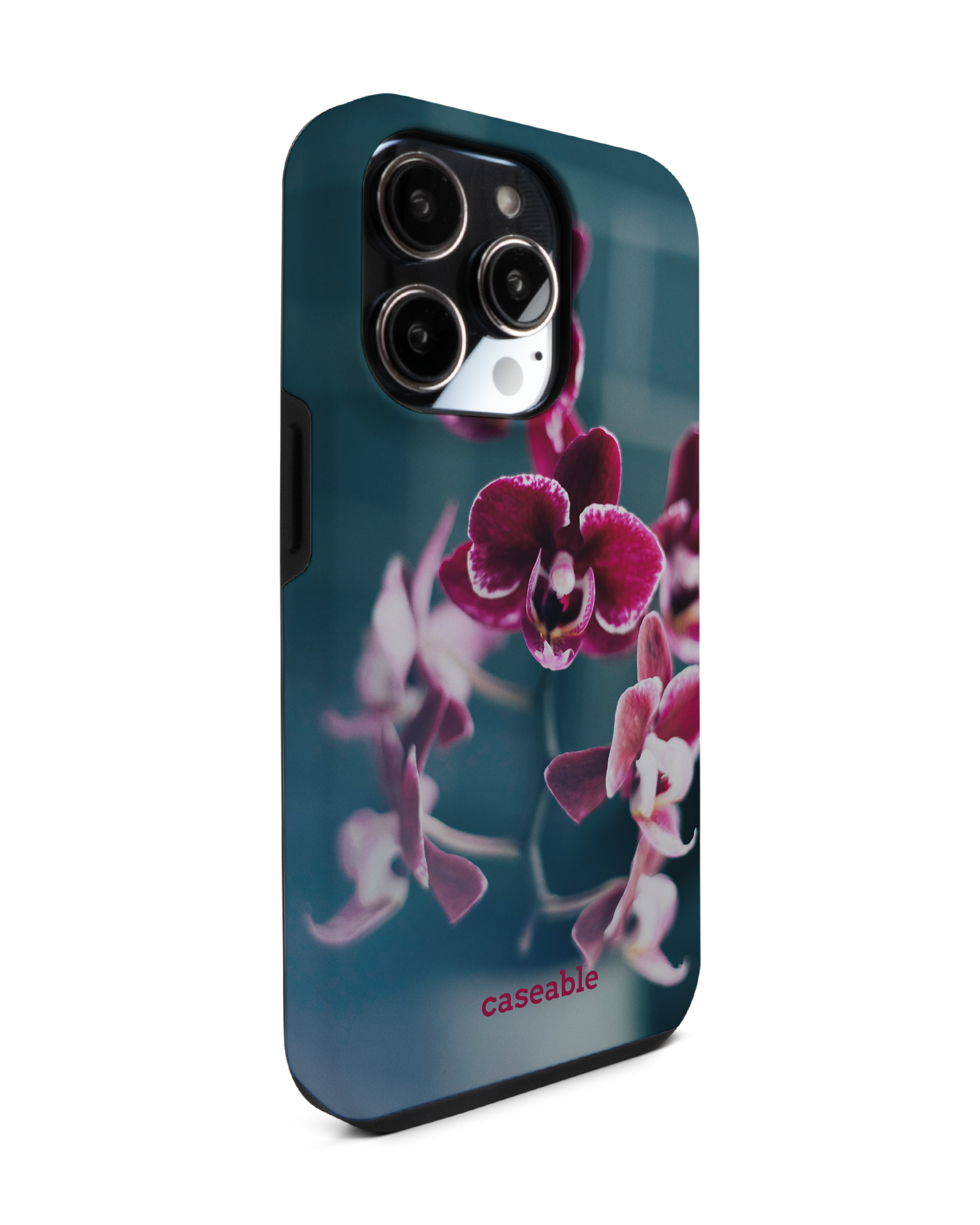 Orchid Premium Handyhülle für Apple iPhone 14 Pro: Seitenansicht links
