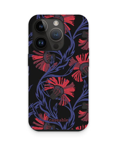 Midnight Floral Premium Handyhülle für Apple iPhone 14 Pro