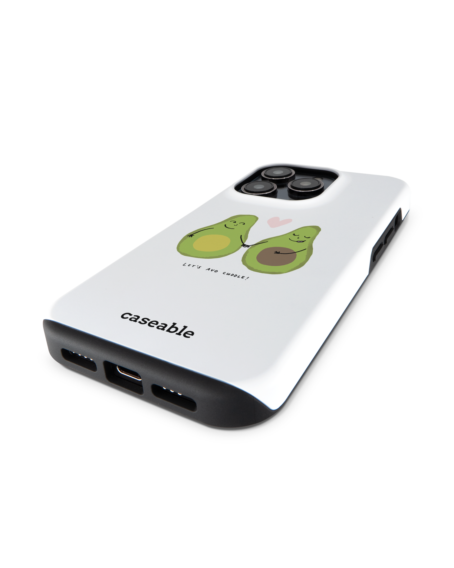 Avocado Premium Handyhülle für Apple iPhone 14 Pro: Smartphone liegend