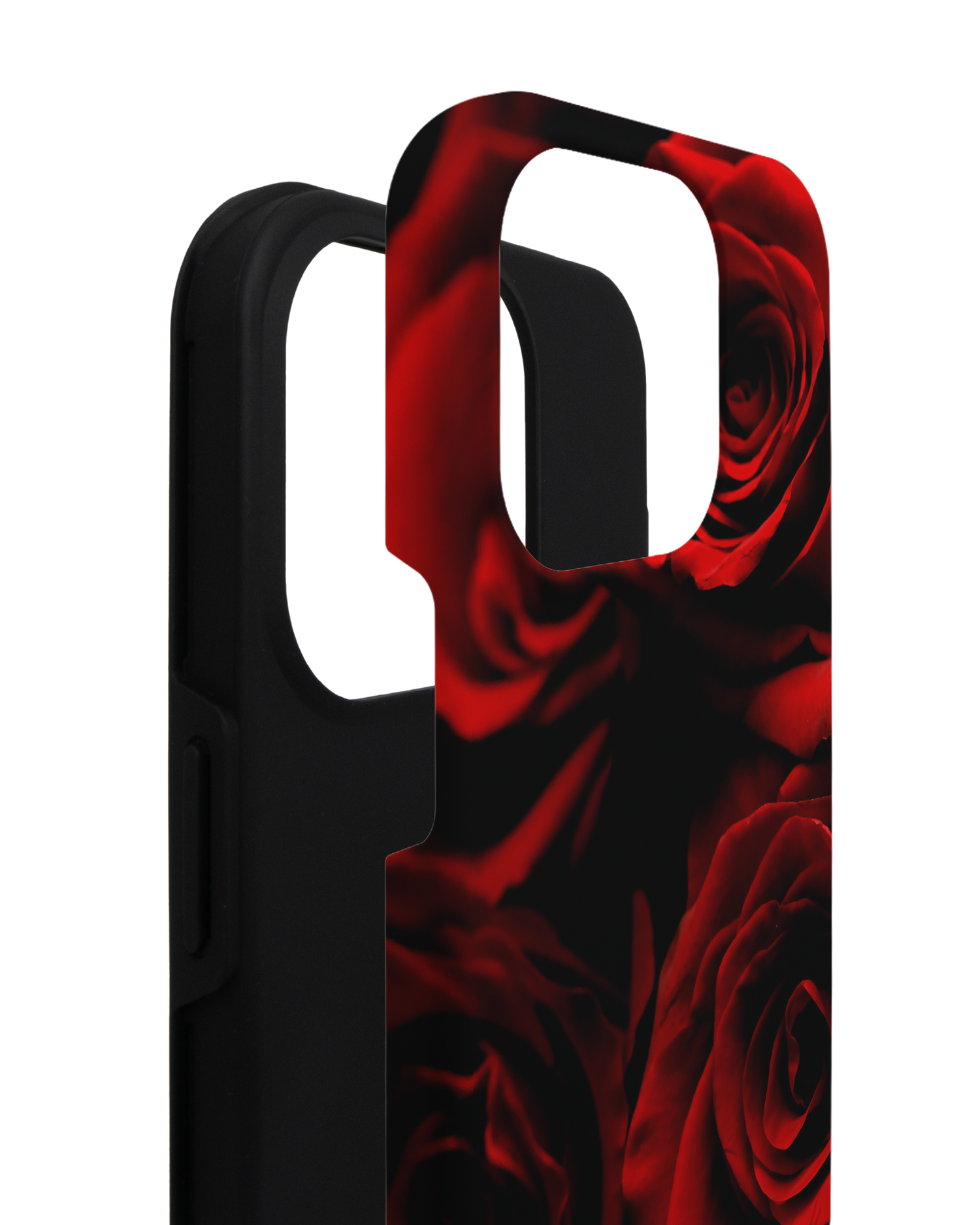 Red Roses Premium Handyhülle für Apple iPhone 14 Pro besteht aus 2 Teilen