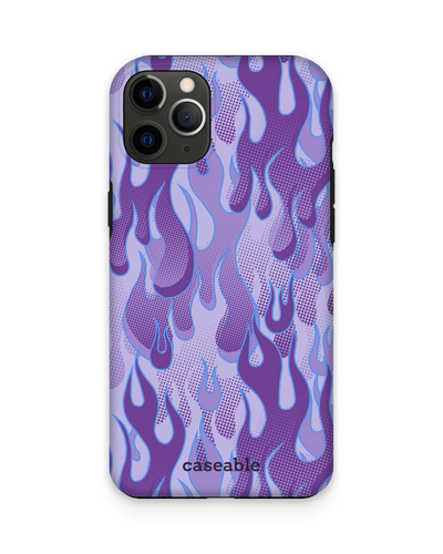 Purple Flames Premium Handyhülle Apple iPhone 11 Pro