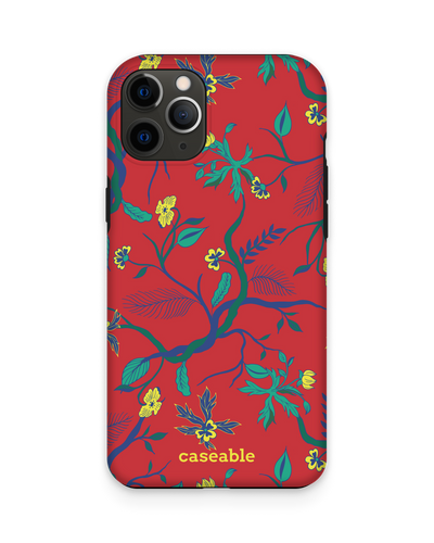 Ultra Red Floral Premium Handyhülle Apple iPhone 11 Pro