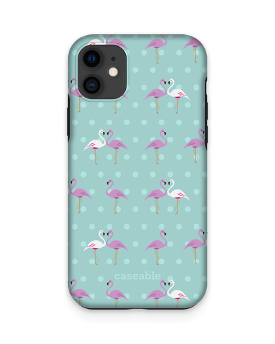Two Flamingos Premium Handyhülle Apple iPhone 11