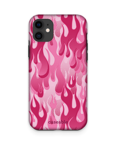 Pink Flames Premium Handyhülle Apple iPhone 11