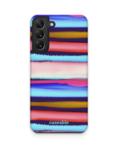 Watercolor Stripes Premium Handyhülle Samsung Galaxy S22 Plus 5G