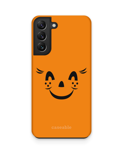 Pumpkin Smiles Premium Handyhülle Samsung Galaxy S22 Plus 5G
