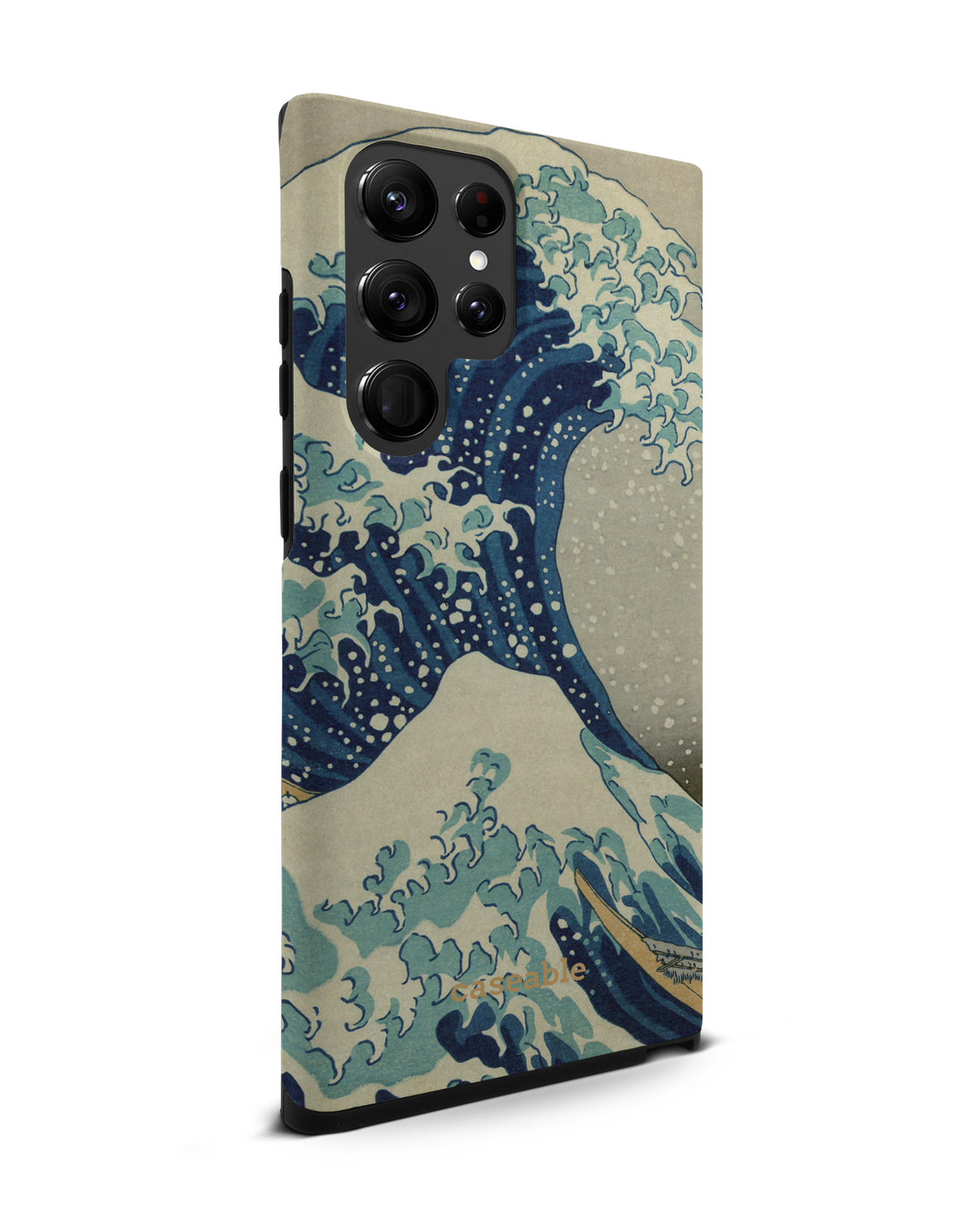 Great Wave Off Kanagawa By Hokusai Premium Handyhülle Samsung Galaxy S22 Ultra 5G: Seitenansicht links