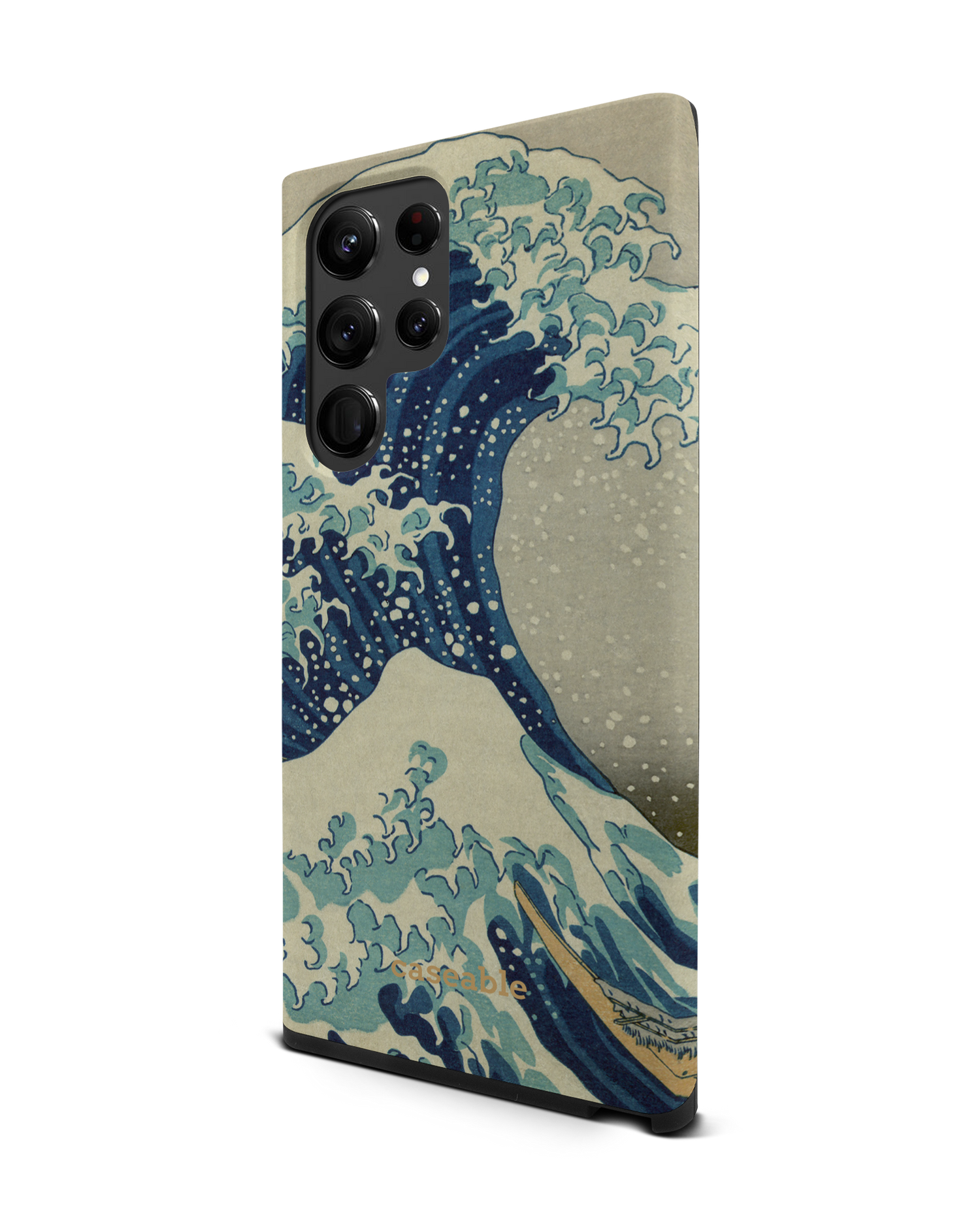 Great Wave Off Kanagawa By Hokusai Premium Handyhülle Samsung Galaxy S22 Ultra 5G: Seitenansicht rechts